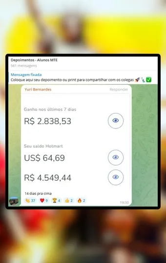 MTE Depoimento